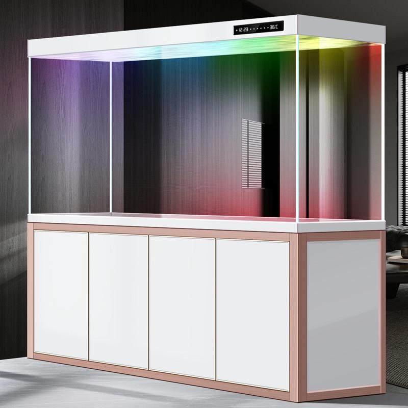 无管件鱼缸客厅2025新款专业级底滤无管道鱼箱专用高端大型龙鱼缸