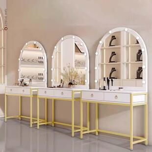 照相馆专用化妆台彩妆工作室婚纱店写真店用化妆桌带灯美容院化妆