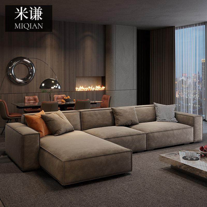 豆腐块意式极简布艺沙发家用客厅小户型现代简约直排贵妃转角沙发,住宅家具,布艺沙发,淘宝优惠券,粉丝福利购,淘宝优惠卷