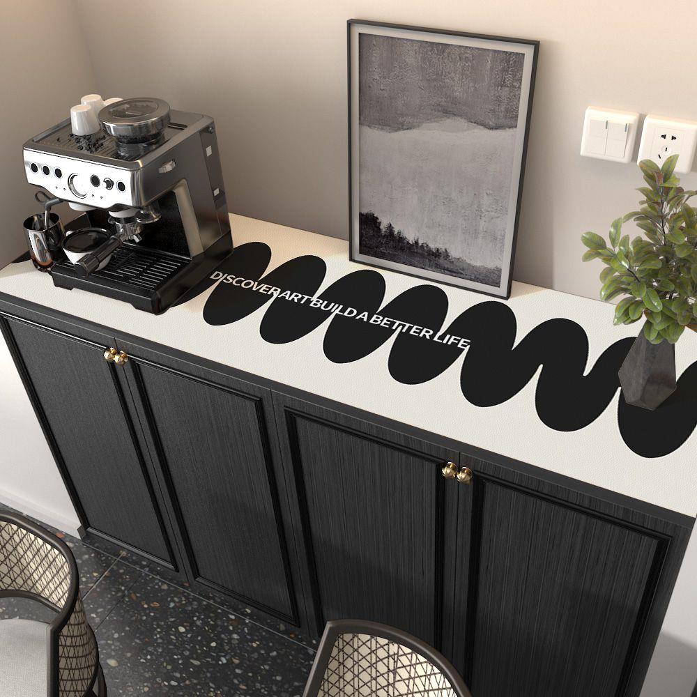 轻奢高级感餐柜桌垫玄关桌面垫鞋柜台面保护垫电视柜防水防脏垫