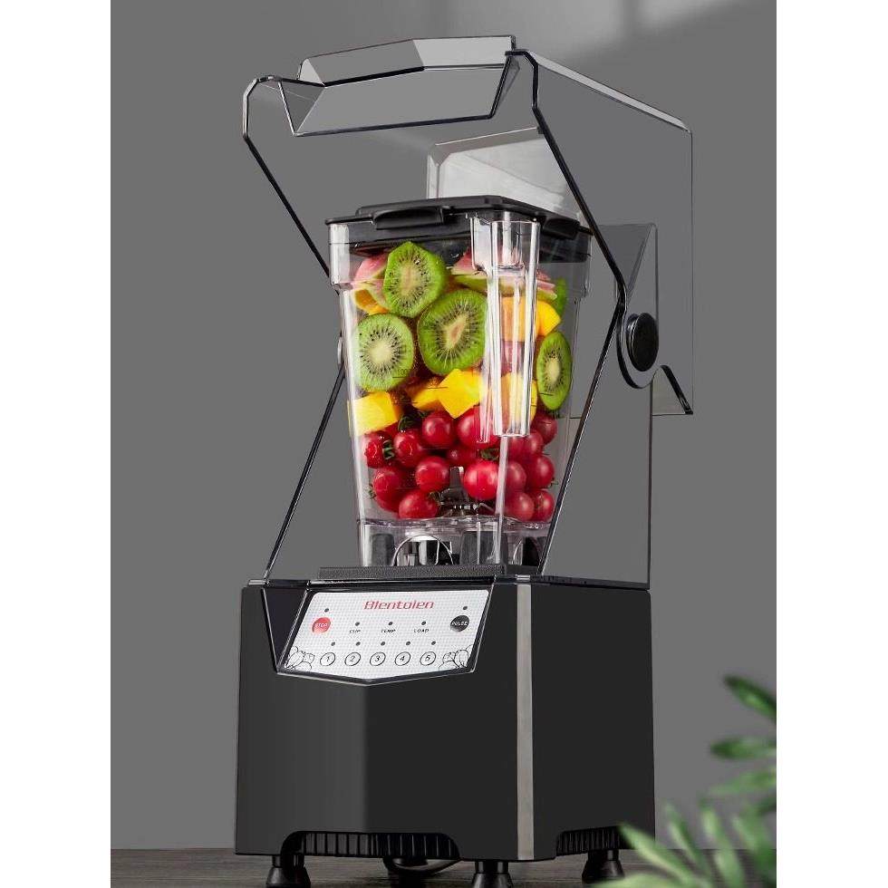 沙冰机商用全自动摆摊静音带罩碎冰机破壁机松泰冰沙机奶茶店专用