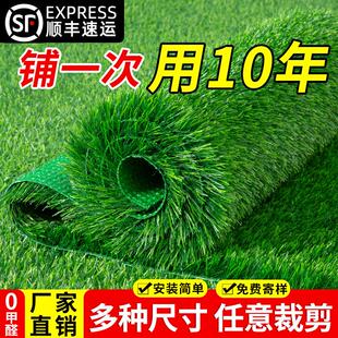 假草皮彷真人造绿草坪地毯户外铺垫绿色人工塑料地垫围挡屋顶隔热