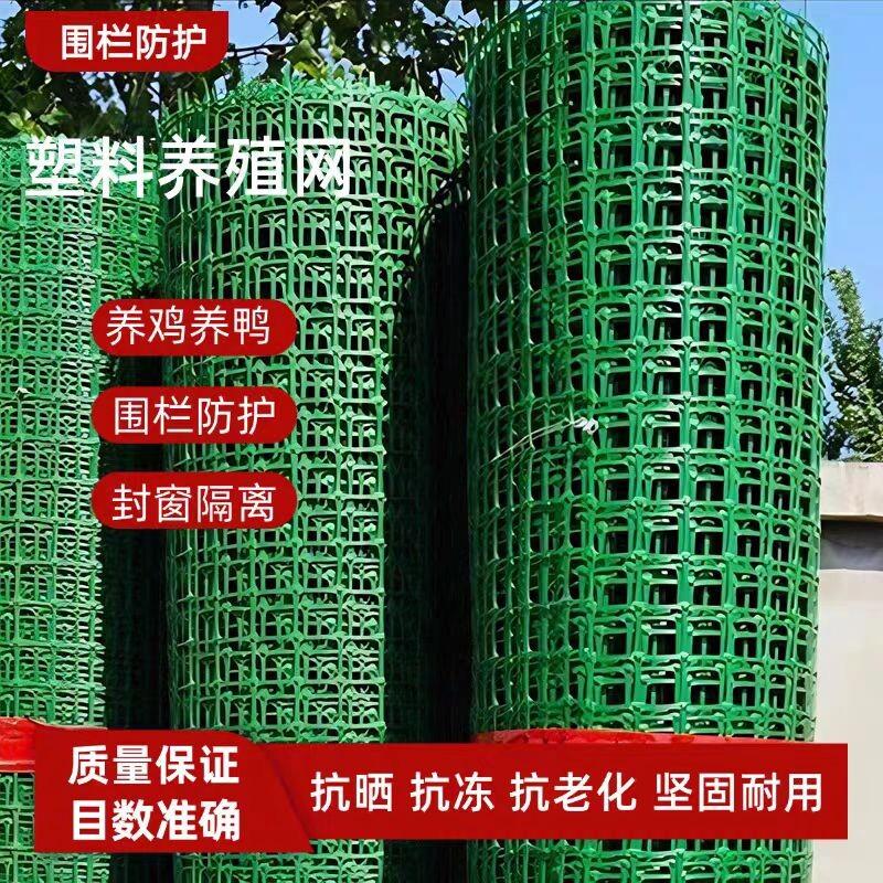 绿色塑胶网圈地围鸡鸭鹅网工地抗老化防护网围栏网养鸡网围栏隔离