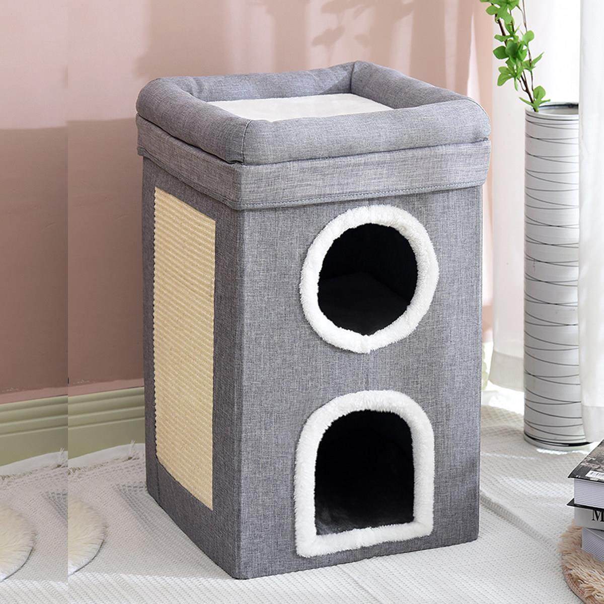 猫窝猫别墅小户型三层猫窝冬季保暖可拆洗猫抓板一体封闭式猫房子,宠物/宠物食品及用品,猫窝/屋/帐篷/沙发,淘宝优惠券,粉丝福利购,淘宝优惠卷