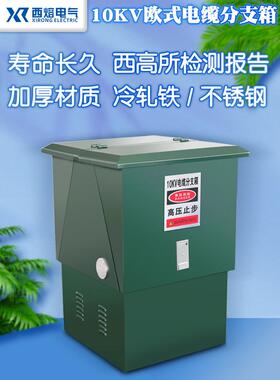 西熔10KV高压电缆分支箱DFW-12kv/630A户外t接配电欧式转接分接箱