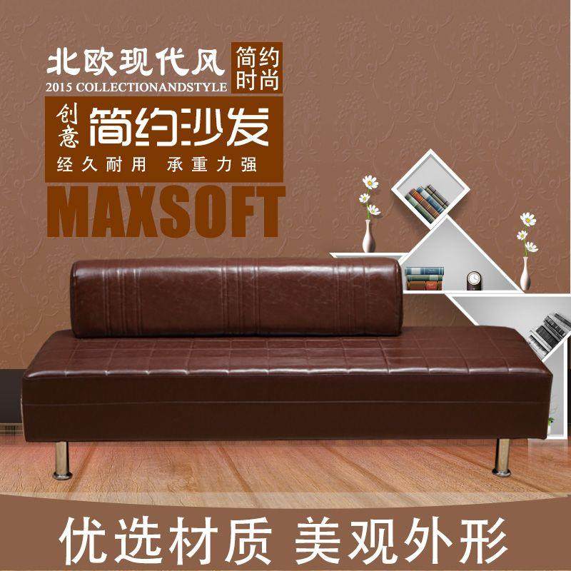 理发店沙发等候椅美发店专用沙发休息区发廊专用长条椅