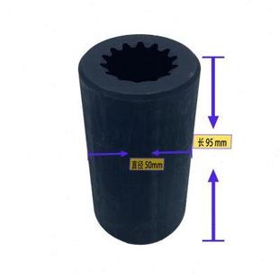 载机铲车原厂配件10 厂家徐工LW300F装 14齿工作泵大泵连接轴花键