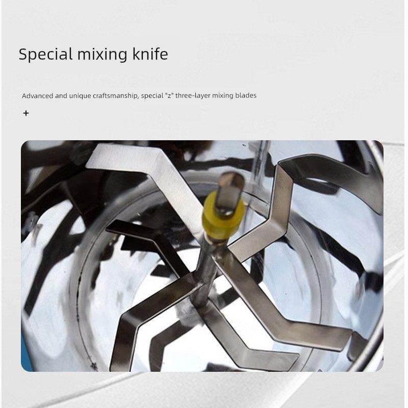 高速色粉分散机钛白粉颜料打粉机混合不锈钢食品调料硅藻泥搅拌机