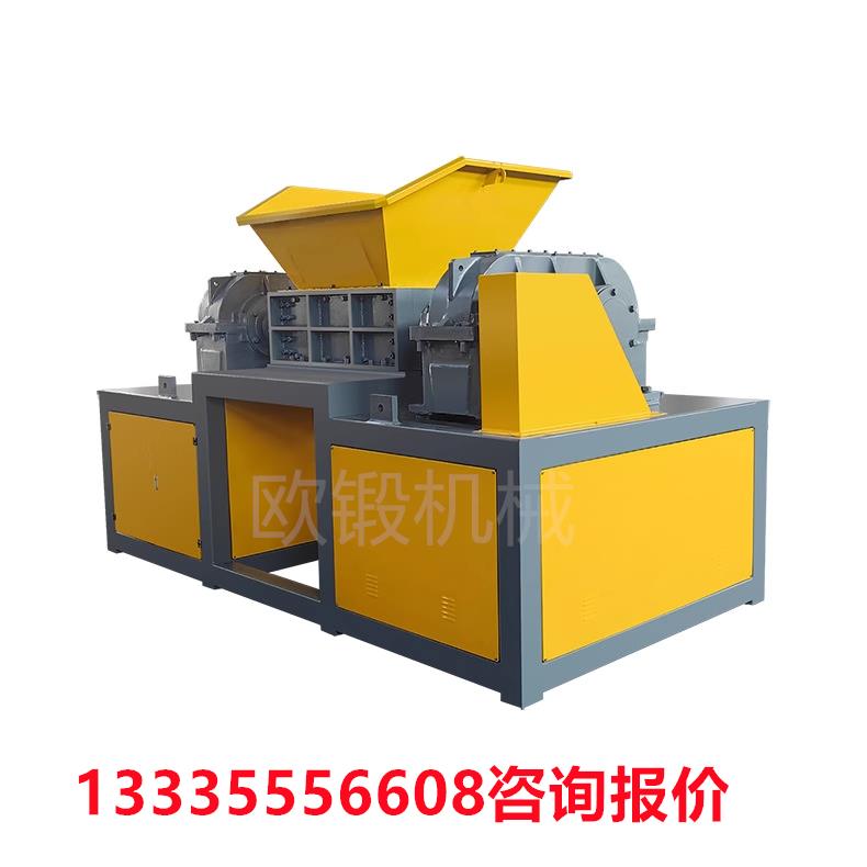 工厂直销工业固废撕碎机大型双轴废铁金属塑料木材轮胎废布撕碎机