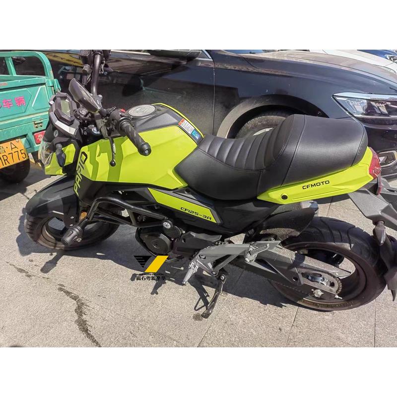 适用春风CF125-3/ST狒狒摩托车坐垫改装毛毛虫舒适型坐垫狒狒复古