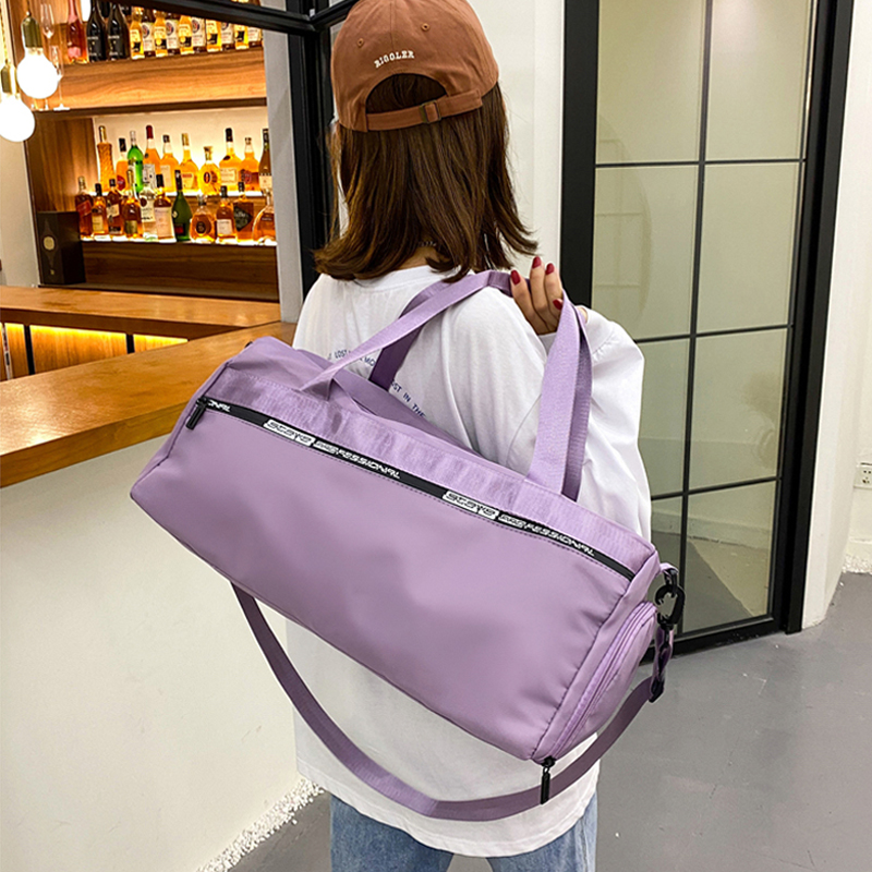 旅行包女行李待产包大容量运动训练包出差短途收纳袋子可套拉杆箱