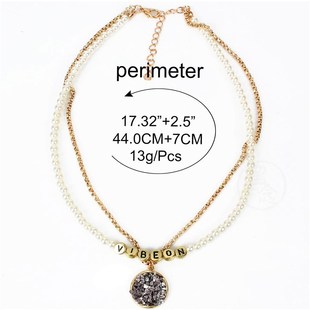 letter personality word combination femal Necklace Jewelry