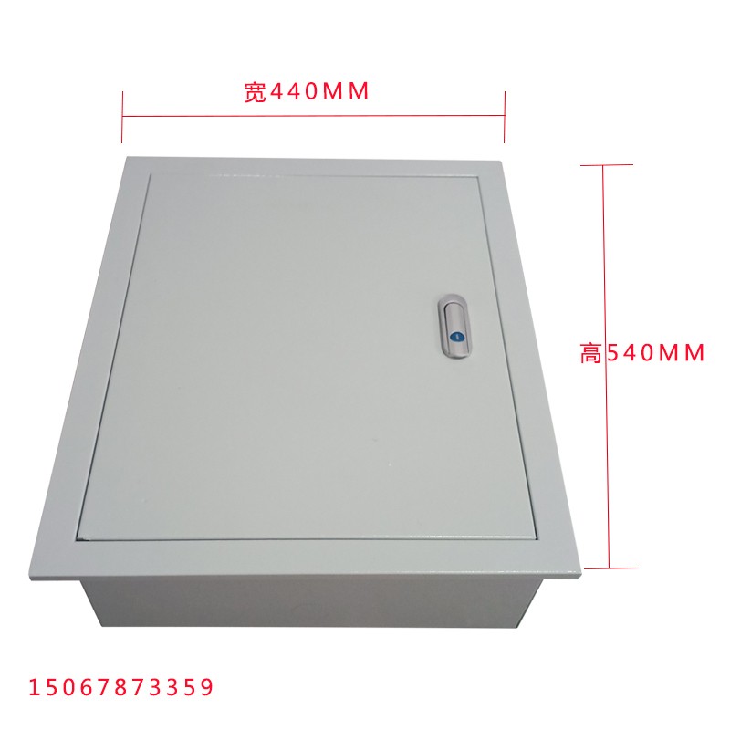 双层门暗装配电箱成套内外双门照明三相强弱电气嵌入镶墙式电箱50