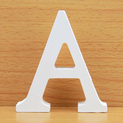 .8 CM Letras Decorativas Grandes White Wooden Letters Home D
