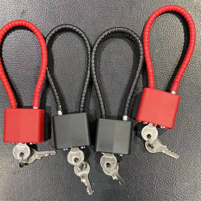 钢丝密码锁挂锁钢缆防盗电动车筐篮柜子软长绳钥匙钥匙锁盔锁具大