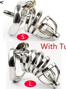 Male Chastity Device Stainless Steel Cock Cage Lockable Sex