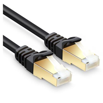 。CE-LINK A1524 CAT7网线2米纯铜镀金七类双屏蔽高速SSTP网络跳