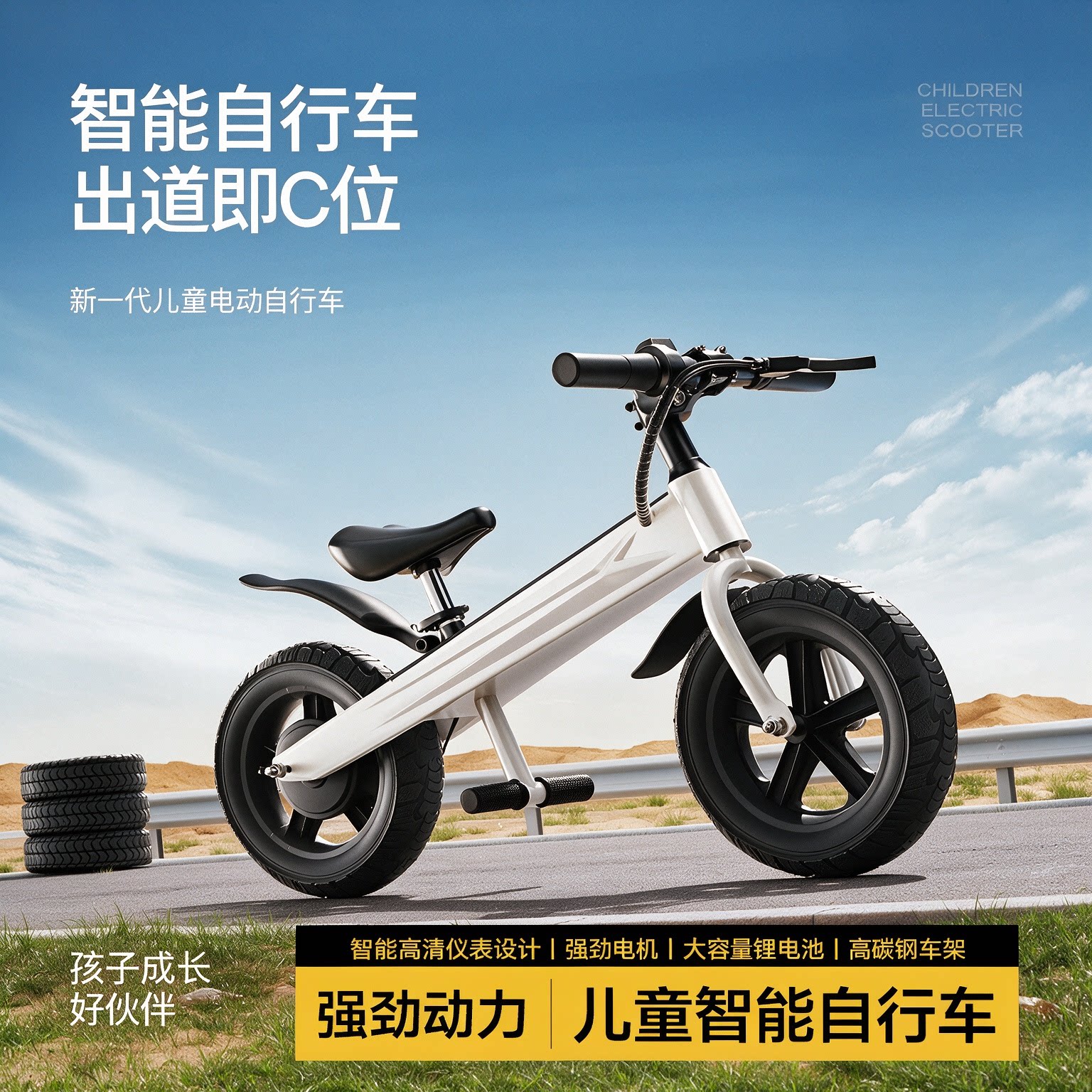 德国儿童电动自行车强劲动力