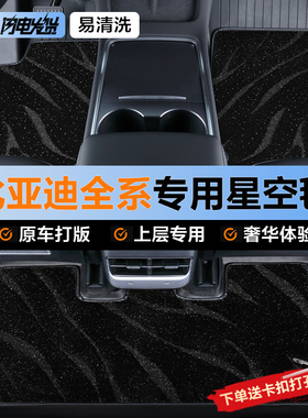 比亚迪汽车脚垫星空毯海豚海鸥海豹06海狮05秦L元up汉evL宋plusdm