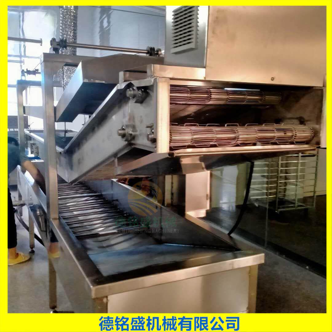 素肉丸子电加热油炸机鱼豆腐油炸流水线翻转式麻花油炸机