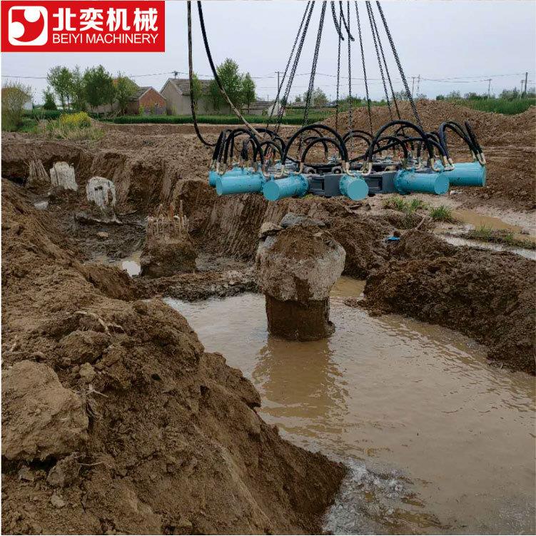 血滴子混凝土破桩机液压截桩机价格机械化破楼房桩头机子