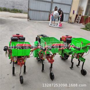 手推式单行玉米播种机三行农用施肥精播机小麦大豆点播机