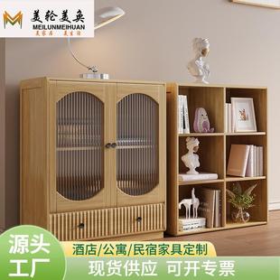 落地书柜简易家用多层多格客厅柜子储物柜小书柜靠墙边收纳置物架