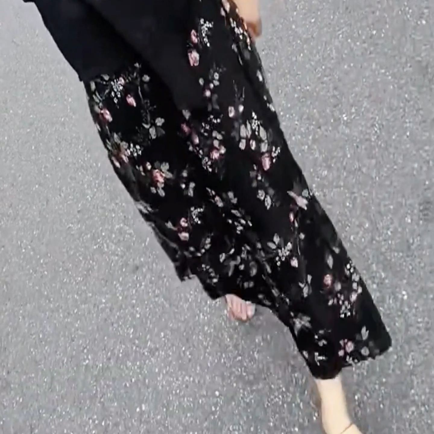 法式复古碎花半身裙女2025夏