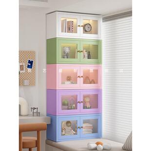 凸窗柜空间利用储物柜家庭阳台防晒储物柜带门简易书柜落地书架