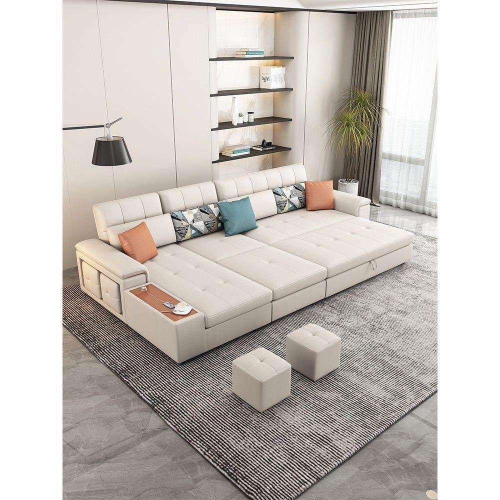 小户型沙发床折叠两用客厅多功能储物贵妃一体直排可变床2025新款