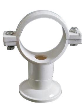 PVC给水吊卡上水管卡线管抱箍盘式底座卡20 25 32 40 给水管配件