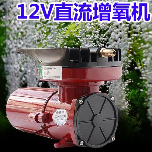 德国进口正品氧气泵车增氧泵1v接电瓶直流两用双用打氧机鱼充