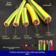 黄绿色双色接地线Bvr10 50方形双色接地线多股软铜芯线