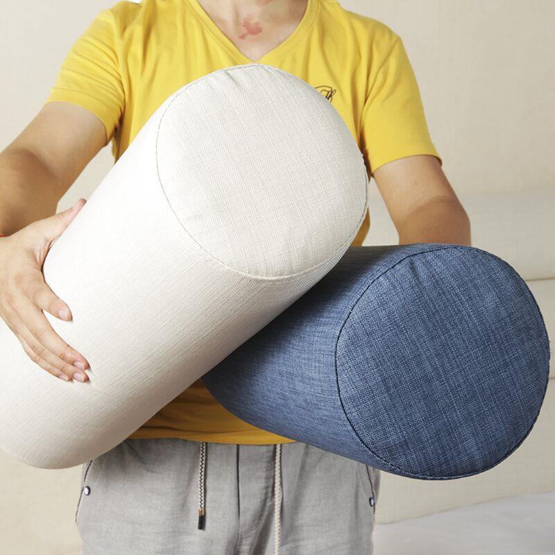 男朋友抱枕布艺护腰枕孕妇枕扶手枕瑜伽高密海绵圆柱枕按摩店脚枕