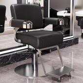 2025新款 网红美发店椅子不锈钢理髲店椅子发廊专用理髲店剪发椅子