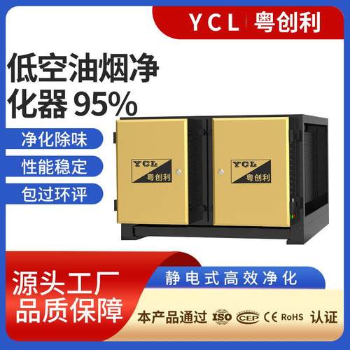 商用厨房抽油烟机 静电式油烟净化器 酒店餐饮业饭店油烟净化设备