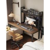 定制卧室凸窗桌角高低腿电脑桌长腿和短腿书桌带窗半实木学习桌