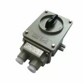 25A 防爆转换开关 BHZ51 10A40A60A电机旋钮开关380V防爆倒顺开关