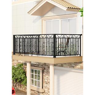 休闲楼梯扶手锻铁阳台栅栏阁楼栏杆室内凸窗护栏实木走廊装饰栏杆