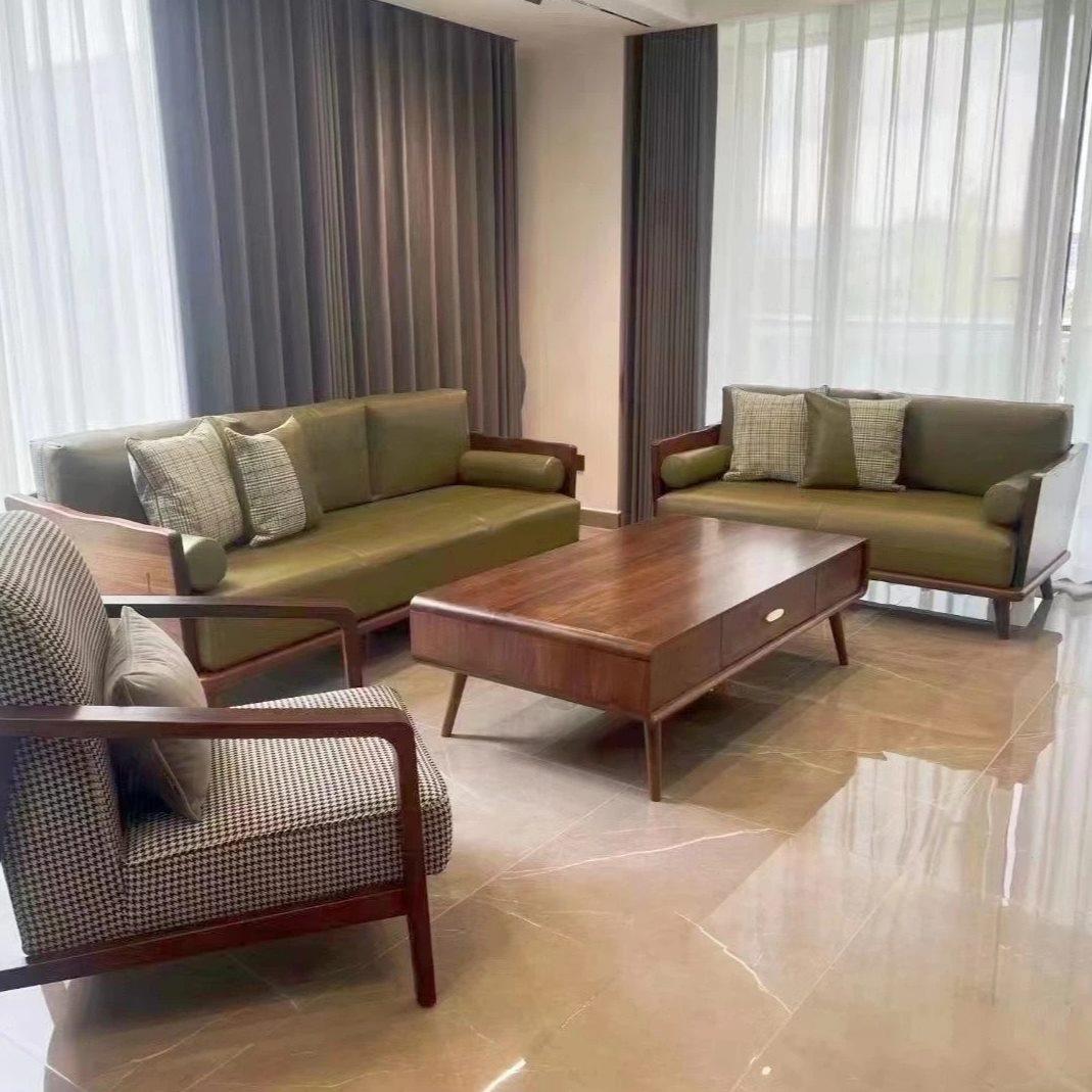 莫霞致简1610沙发黑胡桃实木家具木各茶几电视柜餐桌椅床专柜代购