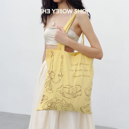 THEYELLOWSHOP夏日时尚帆布袋
