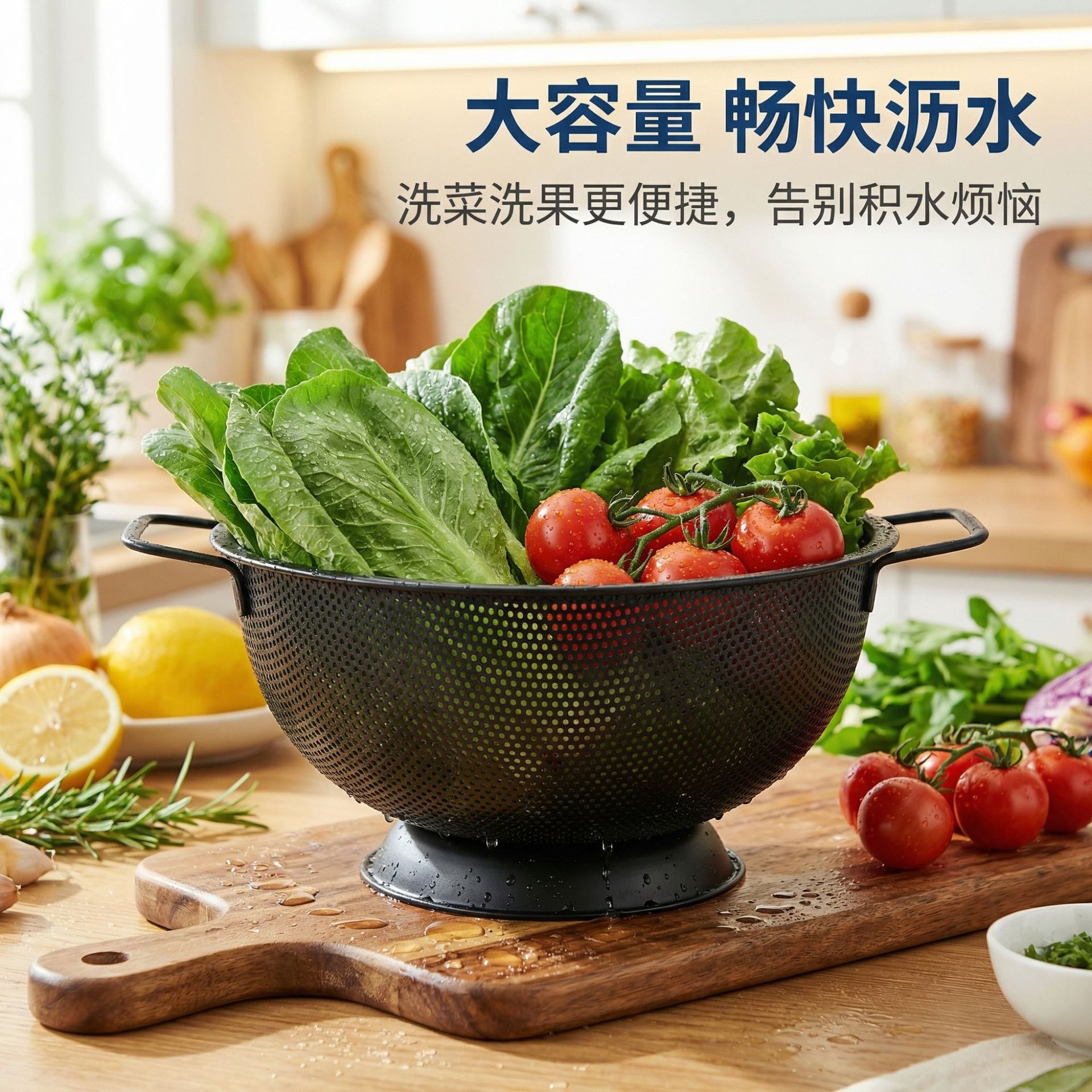 201不锈钢沥水篮厨房多功