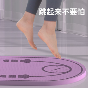 加厚12mm跳绳垫减震隔音家用室内静音防滑健身运动专业瑜伽垫地垫