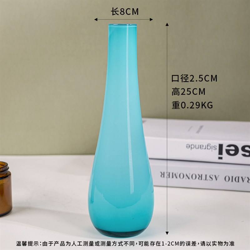 热销L492 现代化青绿花瓶花K器居家装饰摆件插花器