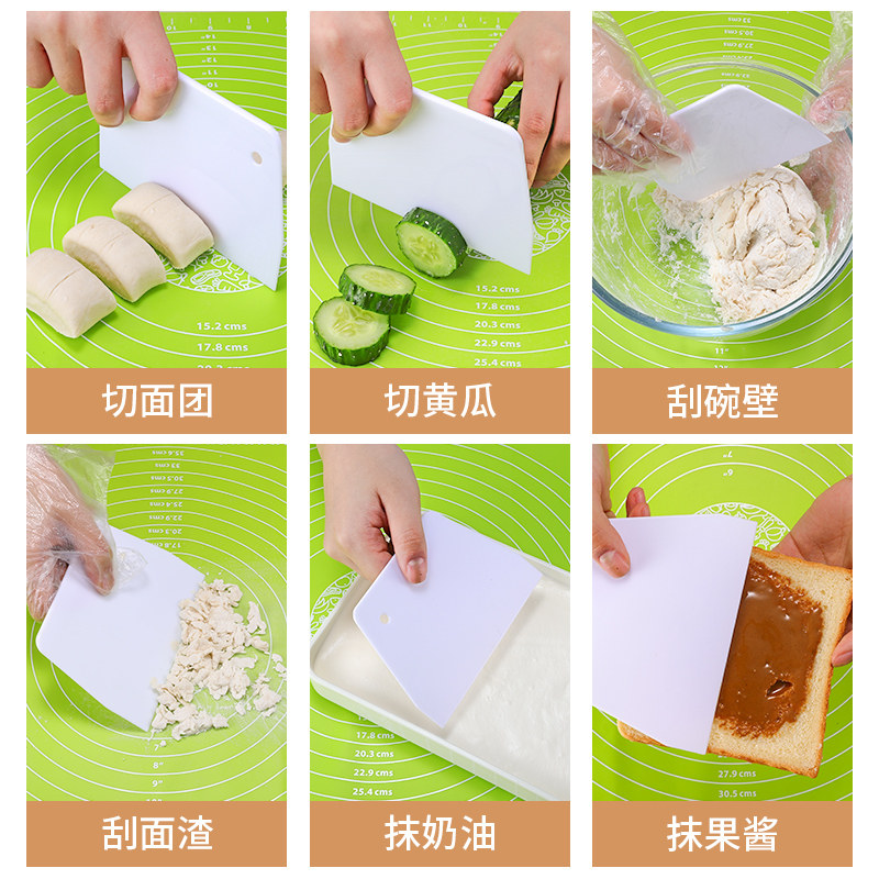 热销塑料切面刀蛋糕刮板奶油硅胶神器家用抹刀切刀肠粉刮刀烘焙工