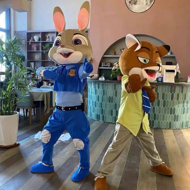 出租狐狸卡通人偶服装成人行走表演道具动漫玩偶服头套