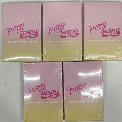 aespa随机卡吒线下展会qr