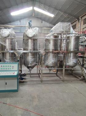 茶油油脱磷脱色精炼机 菜籽花大豆精IQL炼罐山 食用油生精炼加工