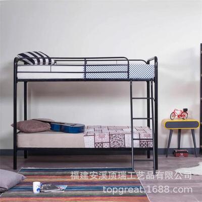 下上铺型铁床员工宿舍高低床学铁生公寓艺双DR-V2324层床单人材铁