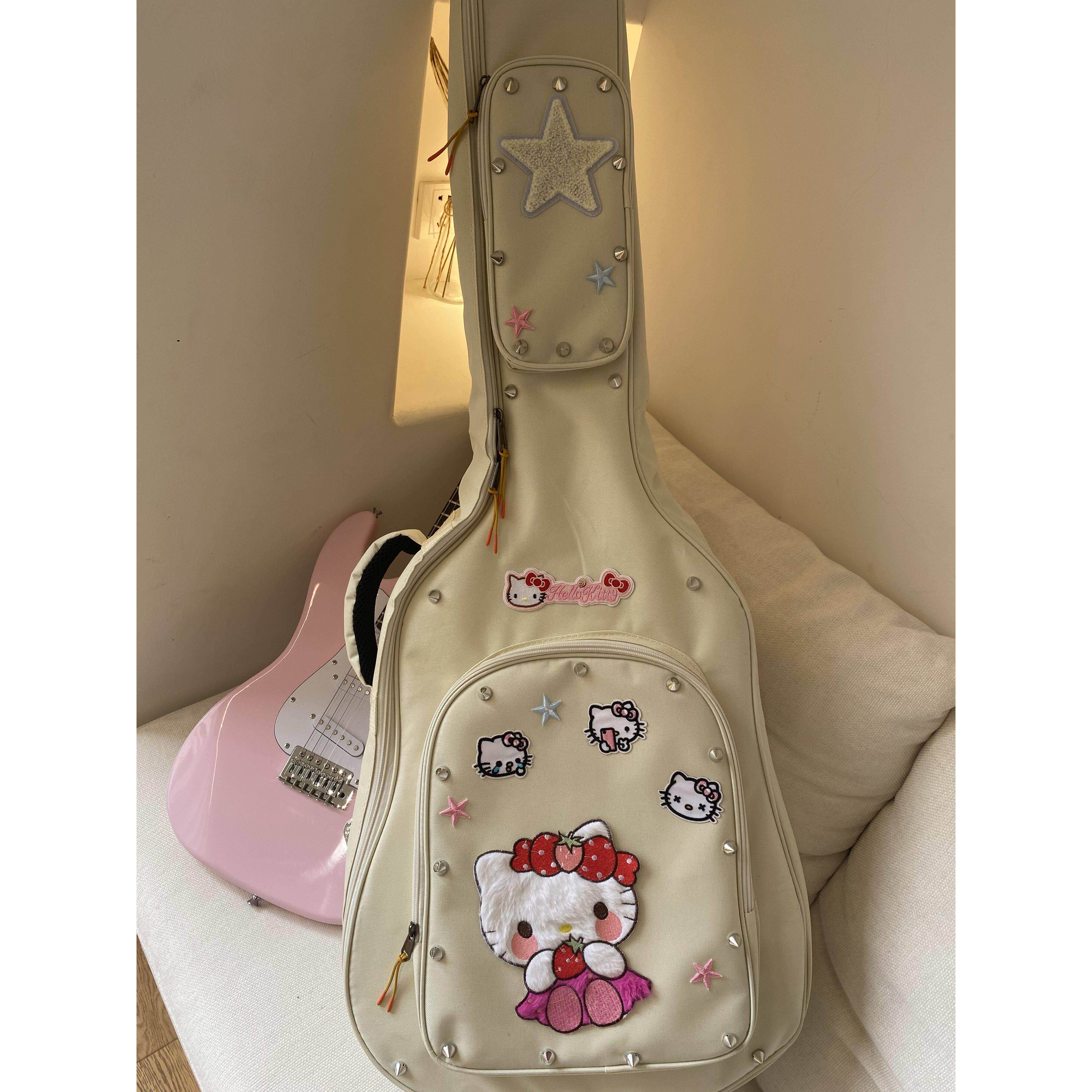 原创正品加厚吉他包可爱高颜值41寸木吉他电吉他背包贝斯琴包